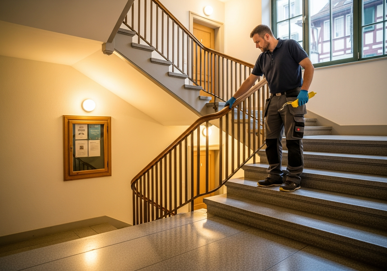 Hauswartung Treppenhaus